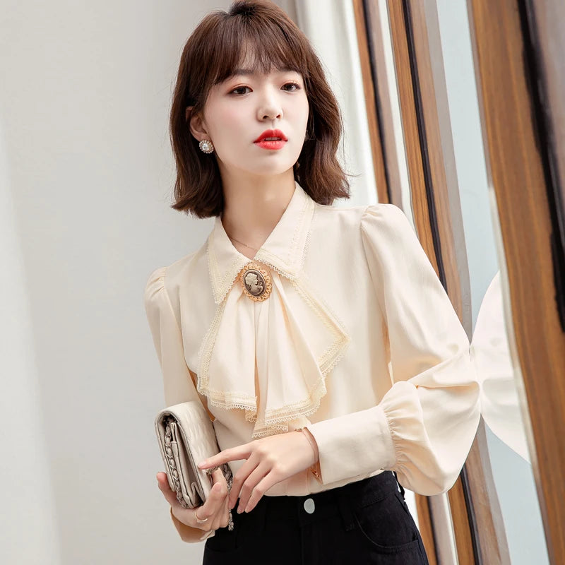 Chiffon Workwear sleeve Bottom shirt