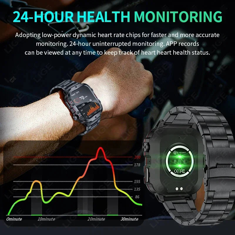 Military Fashion Smart Watch