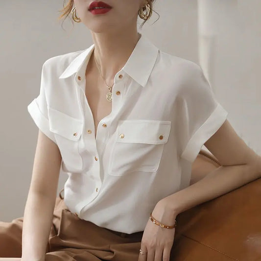 Simple Thin Casual Temperament Bottom shirt