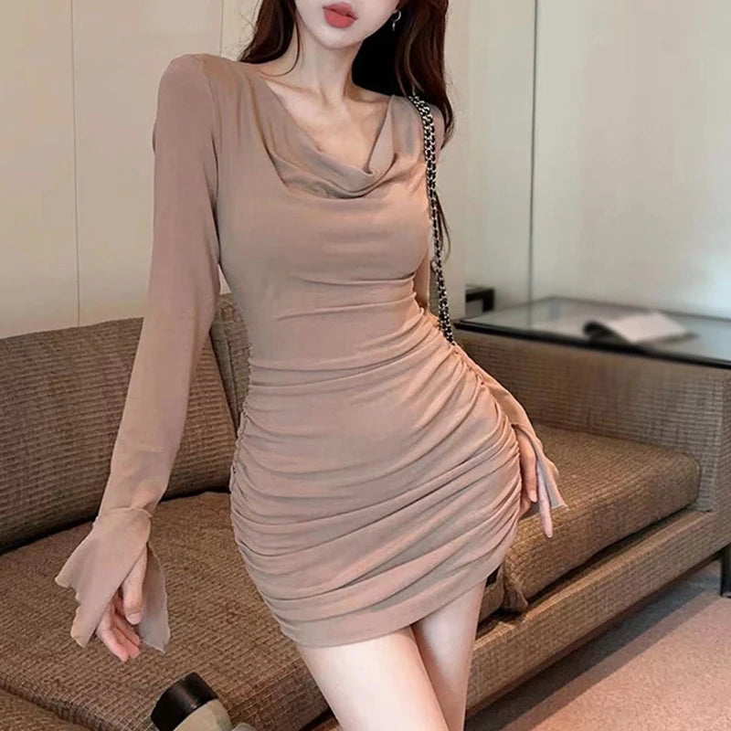 Summer Sexy Bodycon Long Sleeve Women Dresses