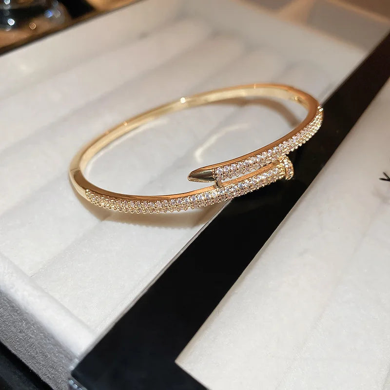 Bangle Elegant Simple Shiny Bracelet